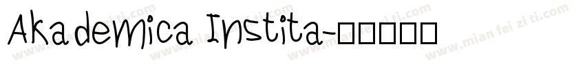 Akademica Instita字体转换